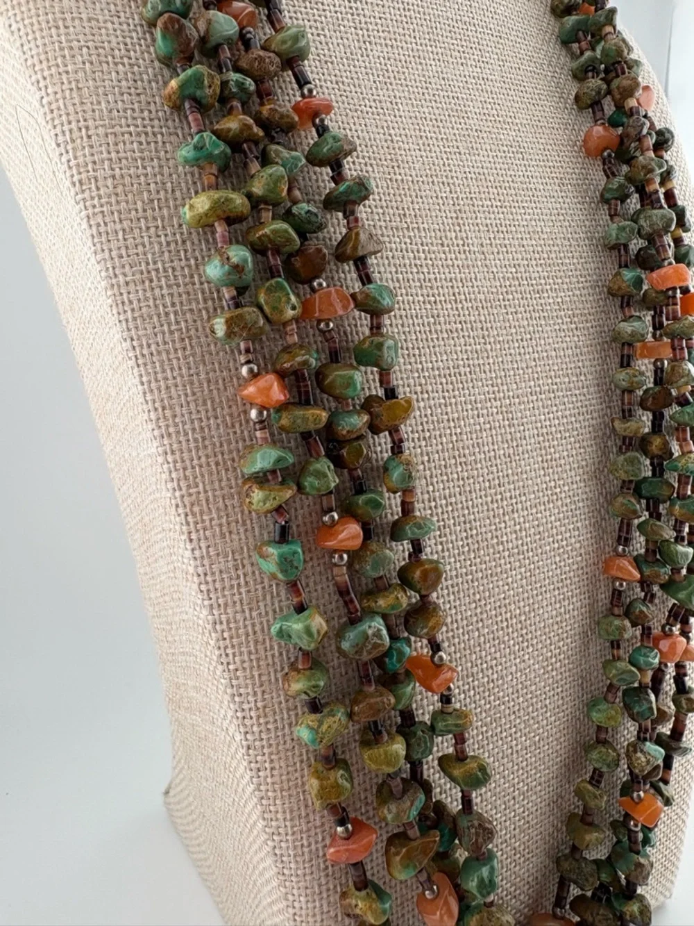 Navajo Multi-Strand Turquoise Necklace | Western Statement